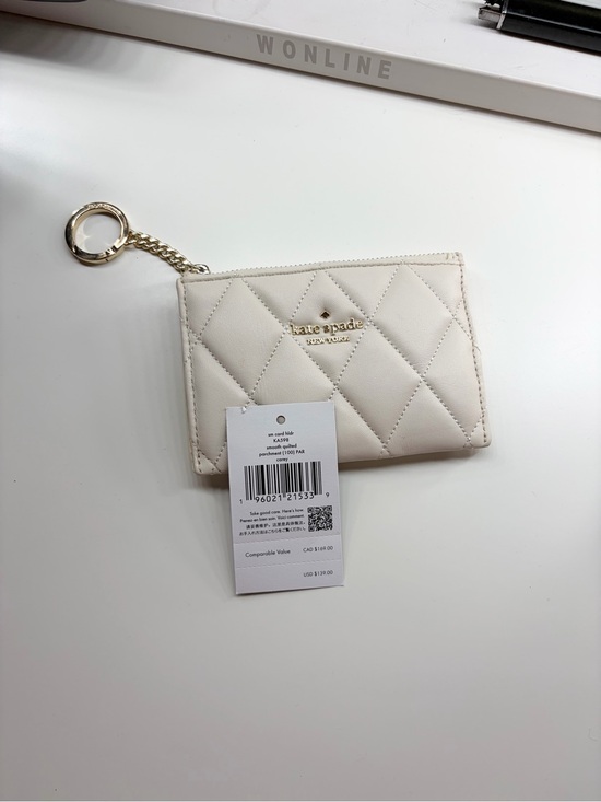 kate spade Handbags - Kate Spade Carey Quilted Key Ring Card Holder